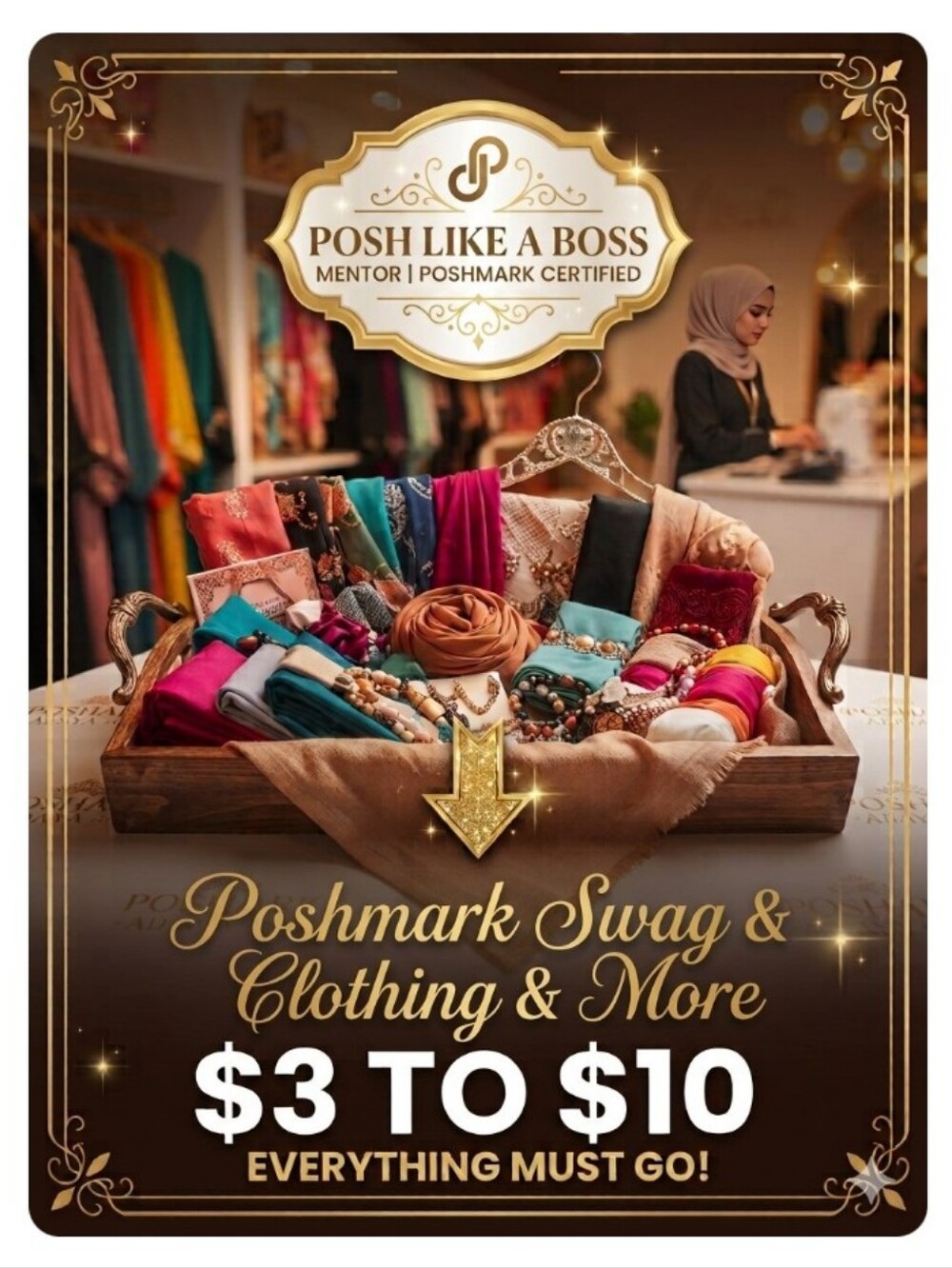 AD @POSHLIKEABOSS Only, Deals Live See Below Tray EXCLUDES ADDED REQUESTS
